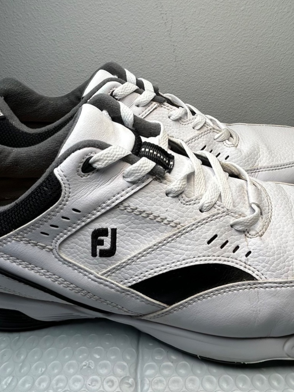 FootJoy Men's Specialty Golf Shoes Size 13 White No Insoles